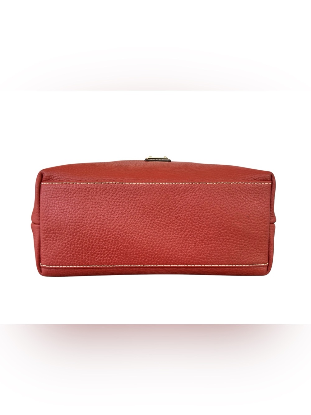 💐 Dooney & Bourke Red Pebble Grain Leather Tassel Shoulder Bag. J12526577 - Picture 7 of 14